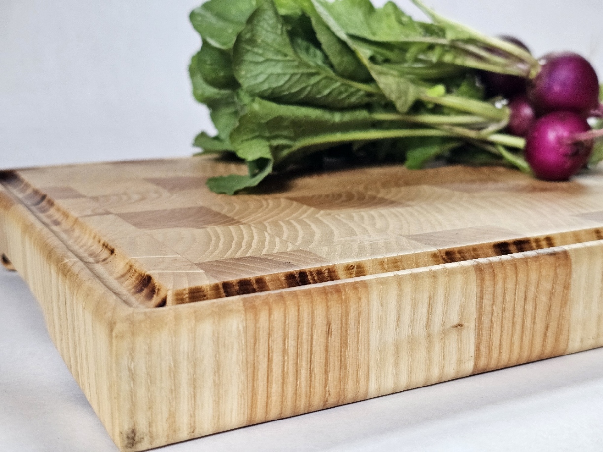 End Grain Cutting Board (Ash) - Image 6