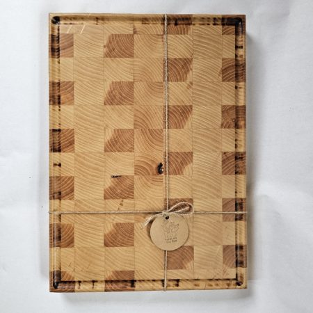 End Grain Cutting Board (Ash)