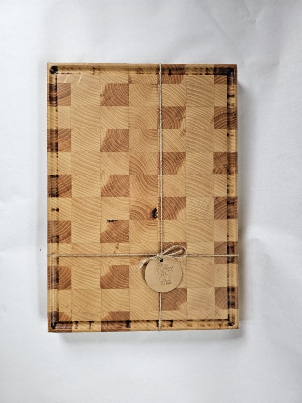 End Grain Cutting Board (Ash)