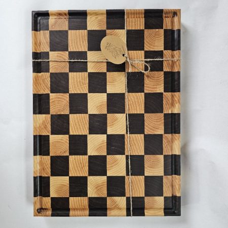 End Grain Cutting Board (Walnut/Ash)